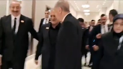 Erdoğan, Aliyev ve Pezeşkiyan! Sosyal medyada gündem olan görüntü