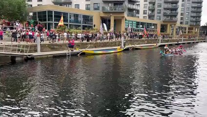 Dragon Boat Race rows into Leeds Dock