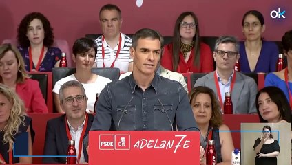 Page no se levanta a aplaudir al acabar el discurso de Sánchez en el comité federal del PSOE