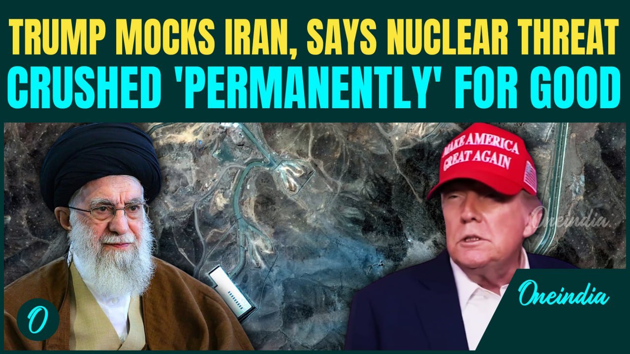 Trump Declares Iran’s Nuclear Program Is DEAD; Vows Iran Won’t Restart Uranium Program After Strikes