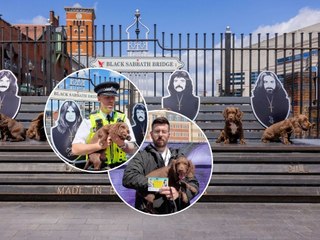 Police dog pup named Ozzy on duty for Black Sabbath gig