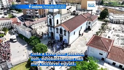 Ezrek gyűltek össze Diogo Jota és André Silva temetésére Gondomarban