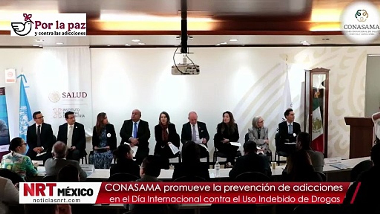 CONASAMA: Prevención de adicciones en el Día Internacional contra el Uso Indebido de Drogas