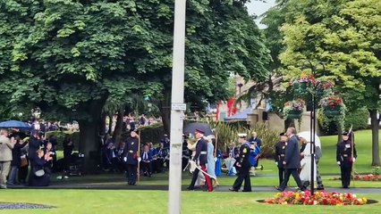 King Charles III and Queen Camilla Visit Kirkcaldy War Memorial Gardens 🇬🇧
