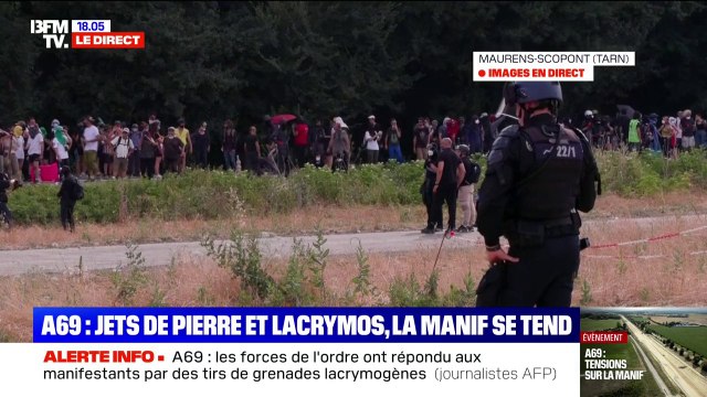 Un constat de bis repetita : le député Jean Terlier ( Renaissance ) réagit aux tensions entre les manifestants contre l'A69 et les forces de l'ordre