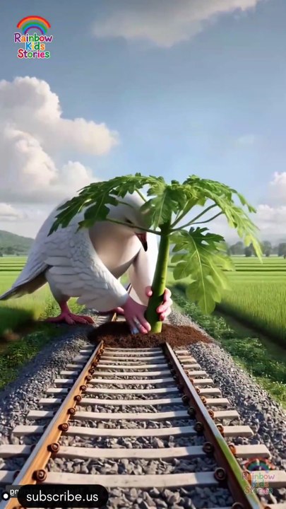 rail ki patari per PED