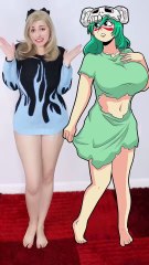 NEL 2D VS 3D 💚 #COSPLAY