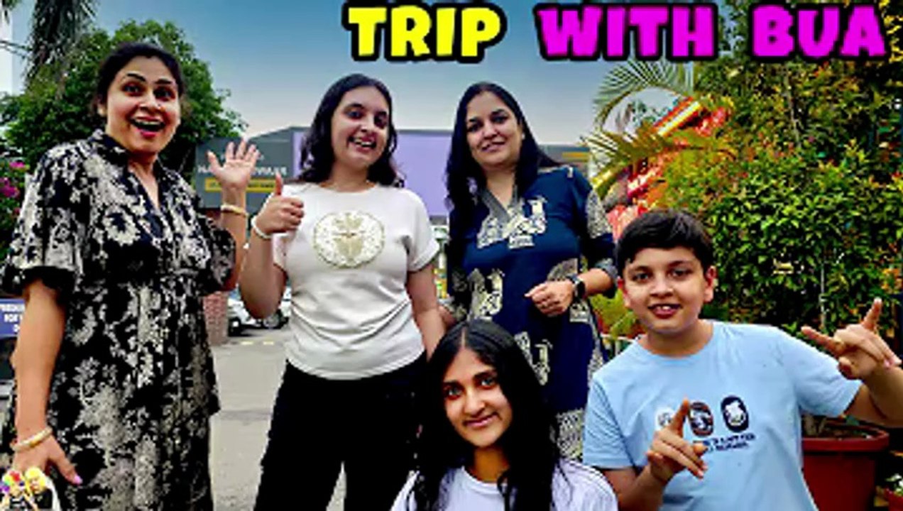 TRIP WITH BUA _ Family Travel Vlog _ Aayu and Pihu Show