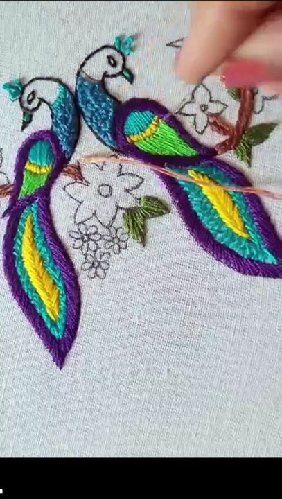 Embroidery design👍🏻💯 #embroiderydesign