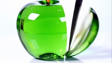 Satisfying ASMR Cutting | Fruit Made of Glass