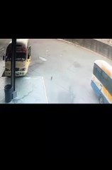 Video captó los últimos momentos de 'Pipa', conductor de bus accidentado en Copán