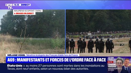A69: "La doctrine du maintien de l'ordre que l'on met en place a un impact sur le niveau de violence", estime Mélanie Vogel (sénatrice écologiste)