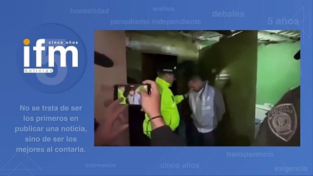 Primeras imágenes de la captura de alias 'El Costeño' por el caso Miguel Uribe