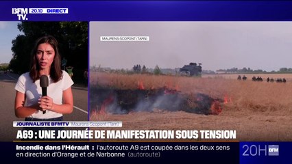 A69: après une après-midi marquée par des tensions, le calme est revenu entre les manifestants et les forces de l'ordre