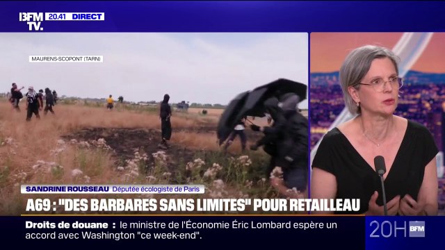 A69: Je condamne toute violence mais je ne condamnerai pas les personnes qui commencent la désobéissance civile , assure Sandrine Rousseau