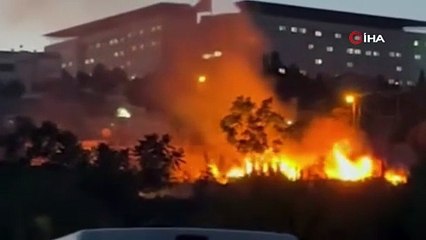 Darıca Millet Bahçesi’nde çıkan yangın söndürüldü