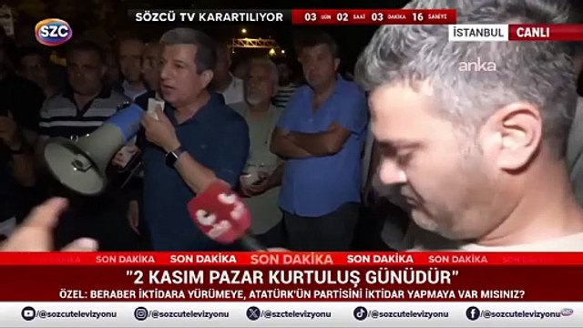 Özgür Çelik ve CHP'liler Vatan Emniyet önündeler!