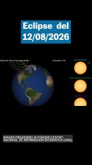 Así se verán los eclipses totales de 2026 y 207 y el anular de 2028 en España