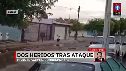 Un ataque armado deja a dos personas heridas en Sinaloa