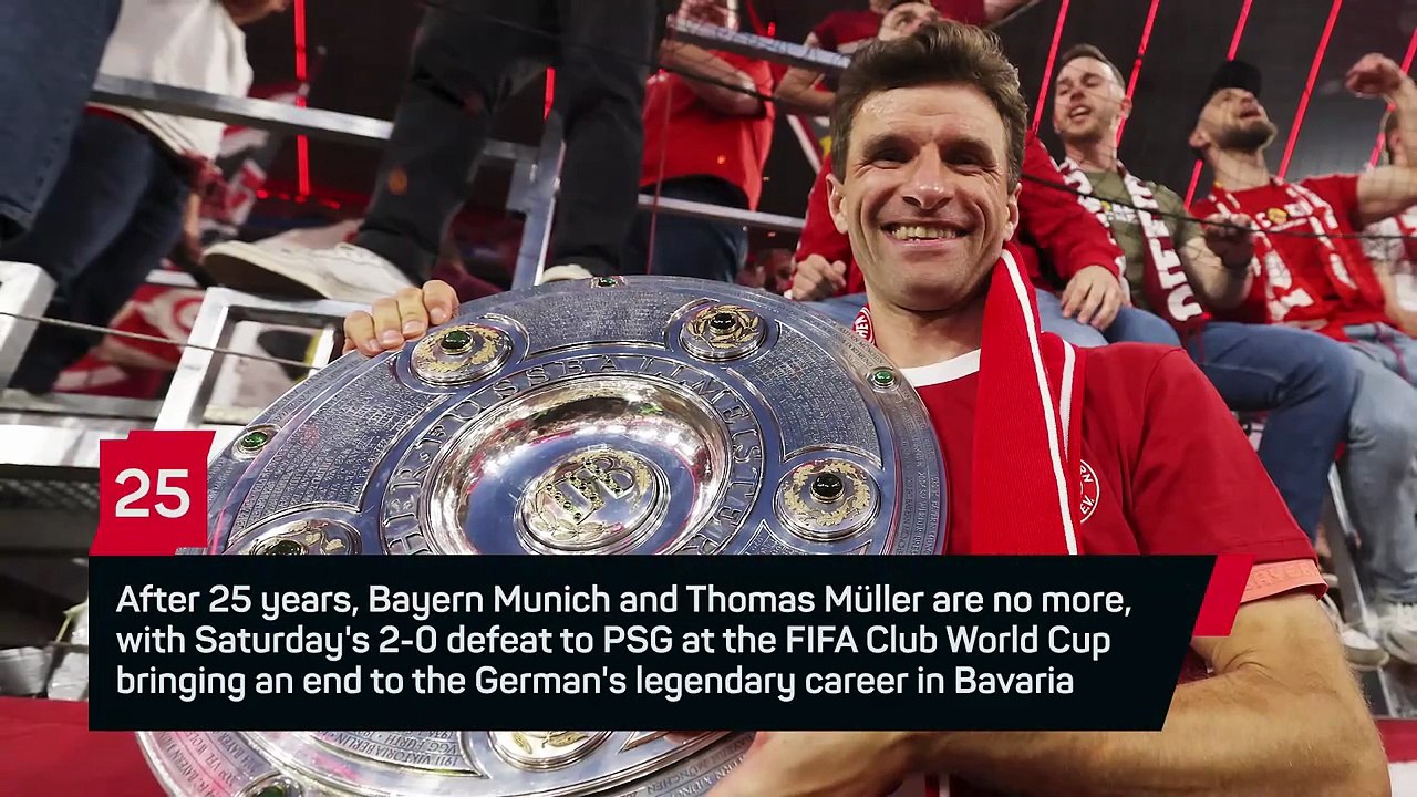 Thomas Muller bids Bayern farewell