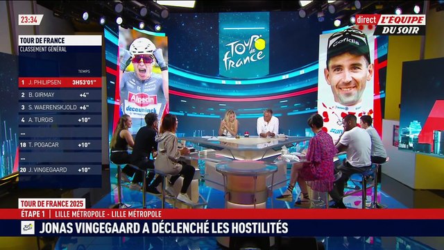 Le classement après la première étape remportée par Philipsen - Cyclisme - Tour de France