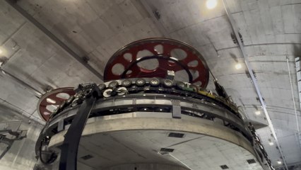 Gondola down from Jungfraujoch