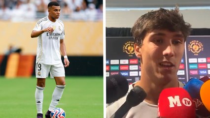 Gonzalo García se siente afortunado de poder jugar junto a Mbappé en Real Madrid