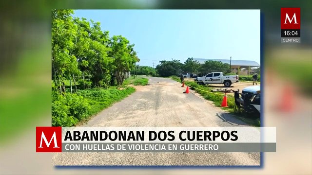 Hallan dos cuerpos con signos de violencia en Guerrero