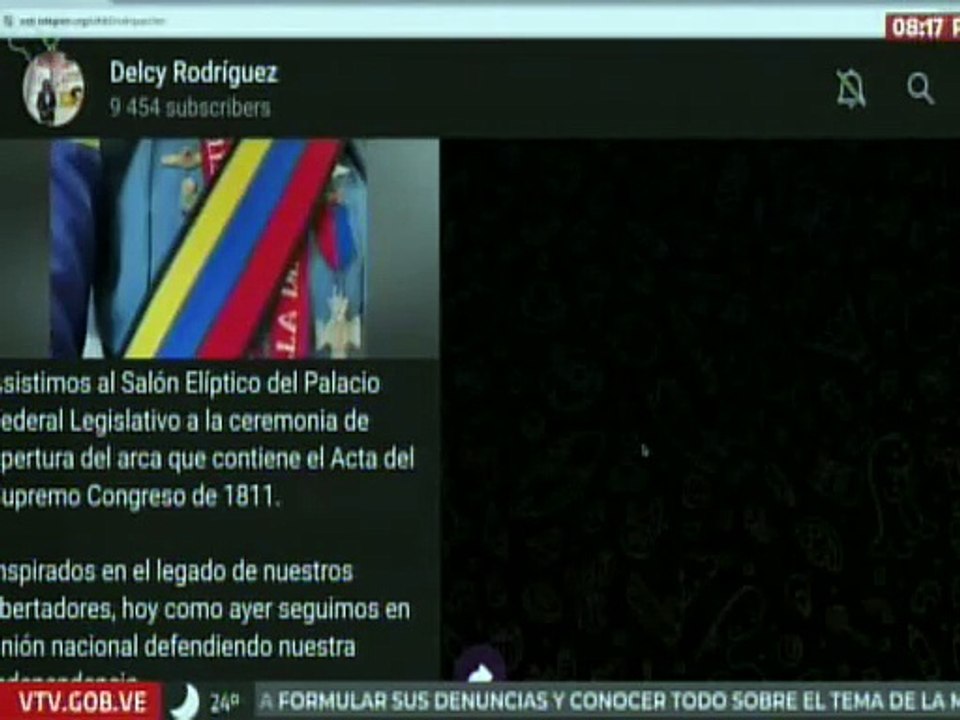 Vpdta. Delcy Rodríguez: Seguimos en unión nacional defendiendo nuestra independencia