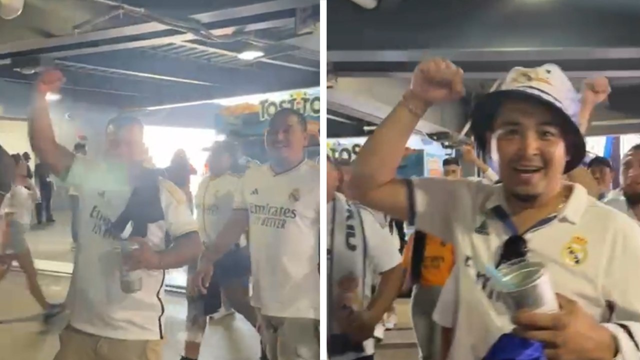 Así celebra la afición del Real Madrid el pase a semifinales en el Mundial de Clubes