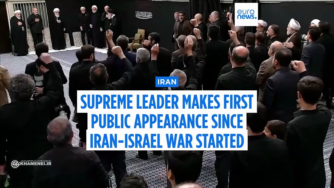Iran's ayatollah makes first public appearance since Iran-Israel conflict started