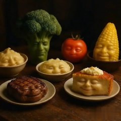 foods discuss who is the mvp of meal steak , cake , brocolli or corn you decide ...