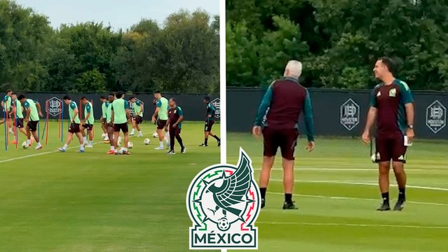 Selección Mexicana entrena por última vez antes de la gran final de la Copa Oro frente a Estados Unidos