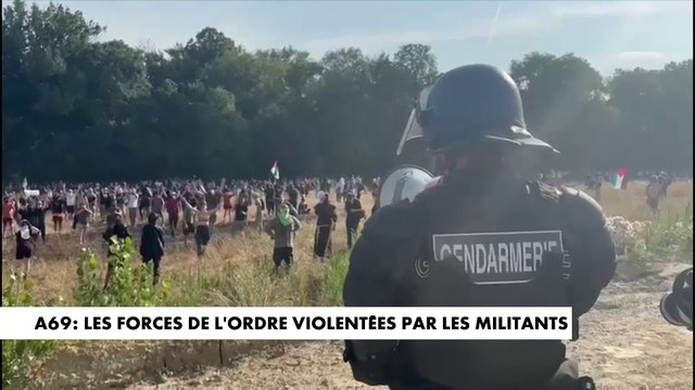 A69 : les forces de l'ordre violentées par les militants