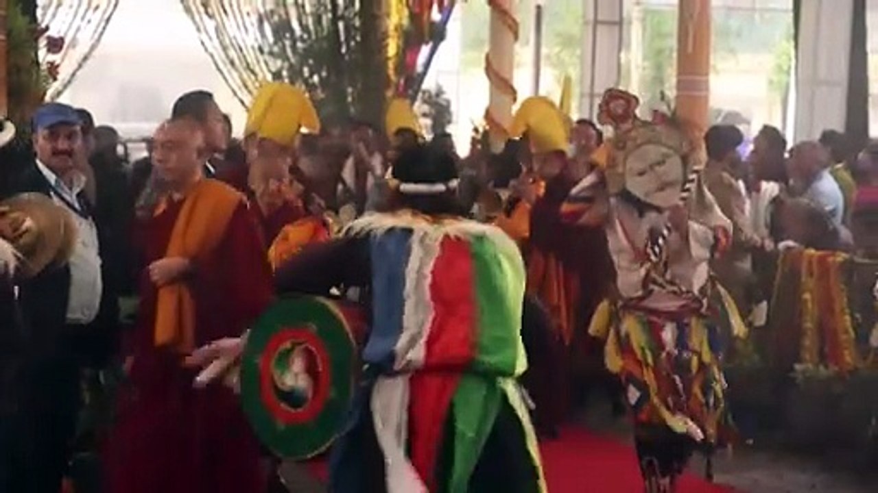 Thousands attend a ceremony for the Dalai Lama ahead of his 90th birthday