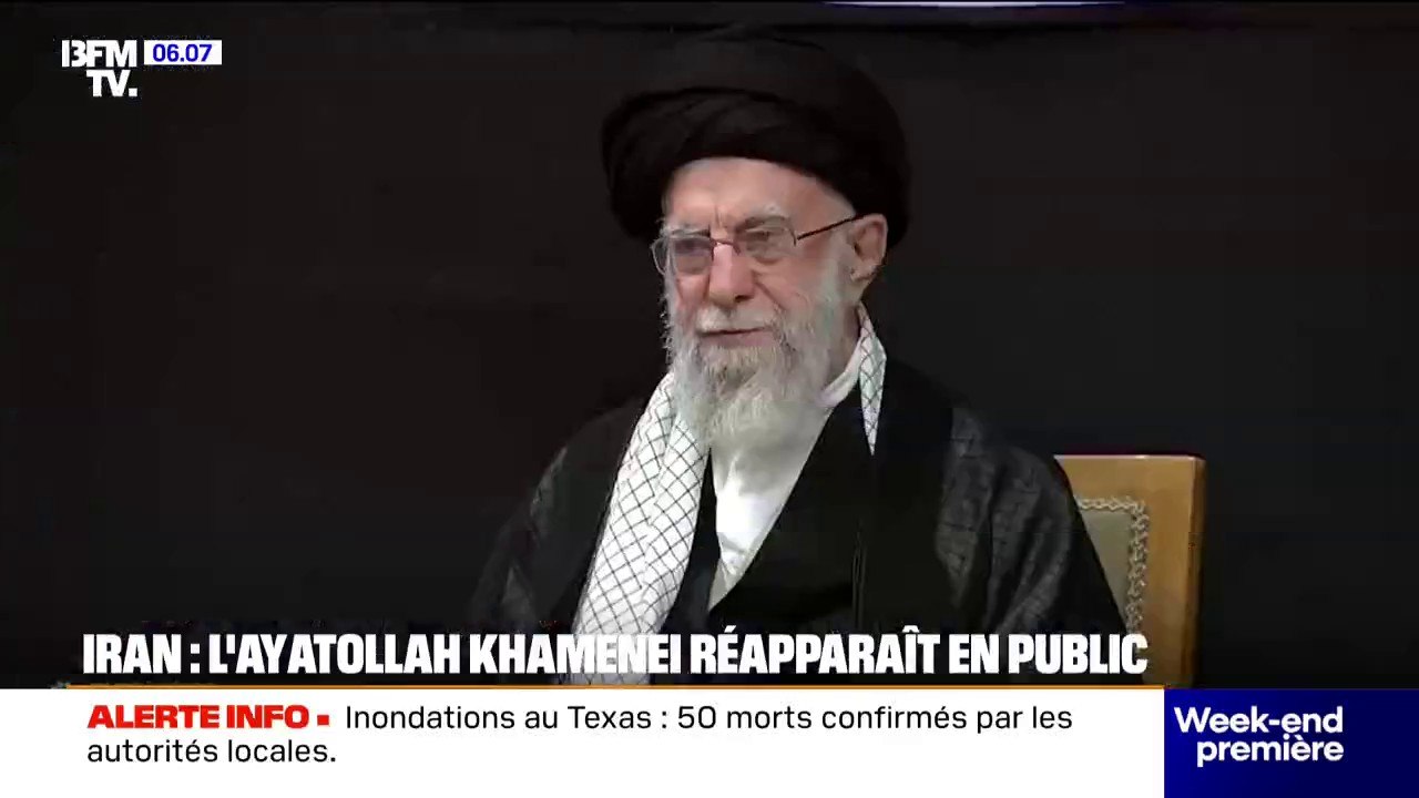 Le guide suprême iranien Ali Khamenei apparaît en public pour la première fois depuis le cessez-le-feu avec Israël