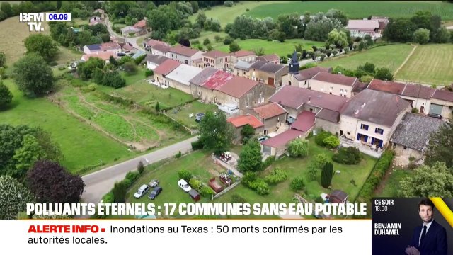 L'eau du robinet interdite à la consommation dans 17 communes à cause de taux anormaux de PFAS