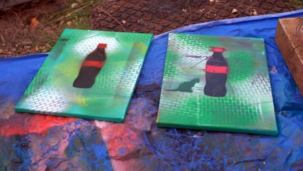 Artist with down syndrome exhibits his creativity and work