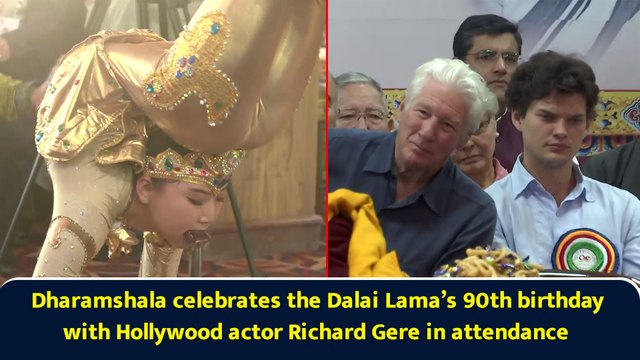 Dharamshala celebrates the Dalai Lama’s 90th birthday with Hollywood actor Richard Gere in attendance