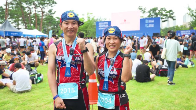 [영상] 도심 속 이색 스포츠 대회 '2025 롯데 아쿠아슬론' / YTN