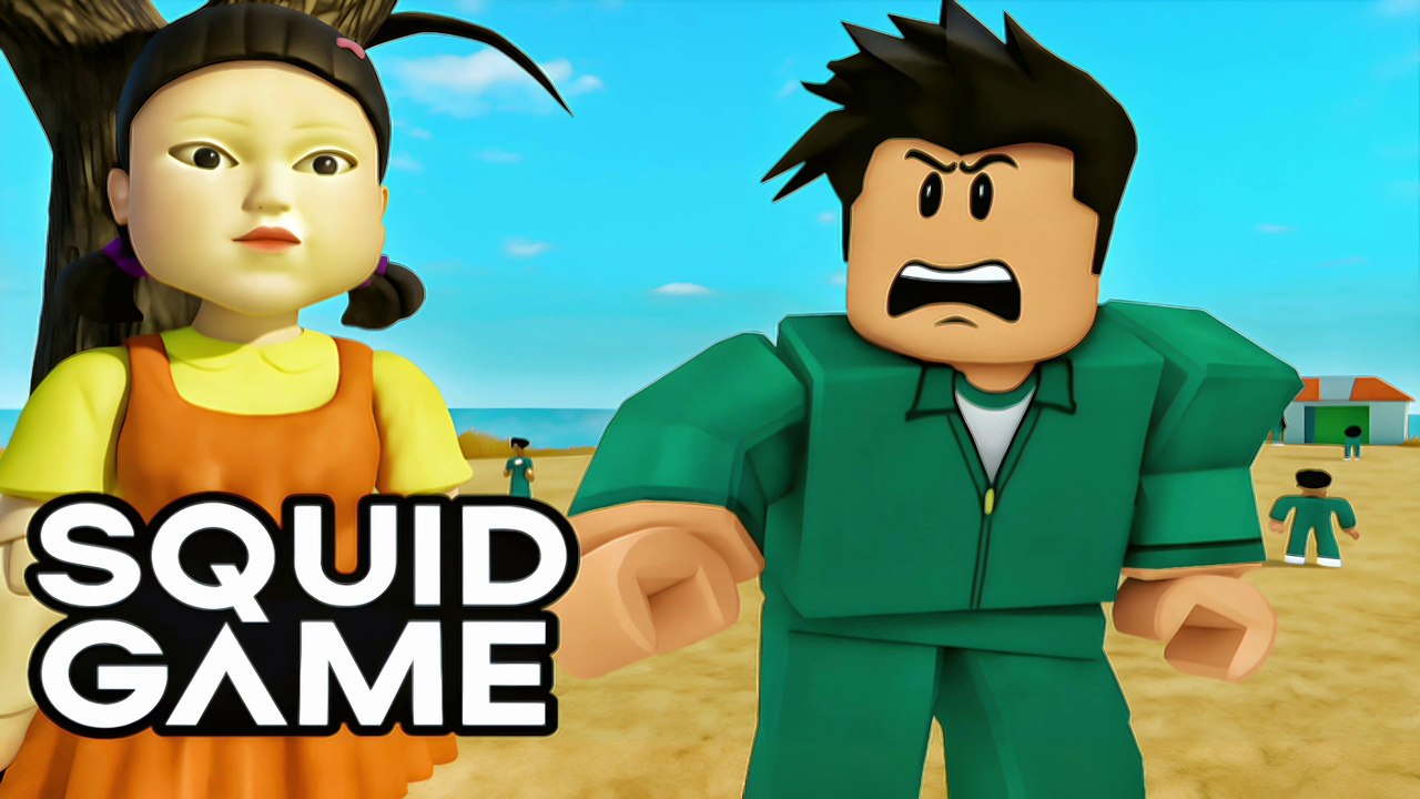 "Squid Game Gameplay – I Survived Red Light Green Light!"