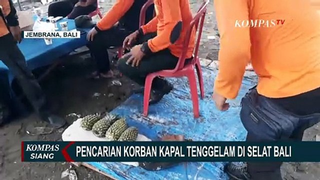 SAR Gabungan Sisir Laut dan Pantai di Selat Bali Cari Korban KMP Tunu Pratama Jaya | KOMPAS SIANG