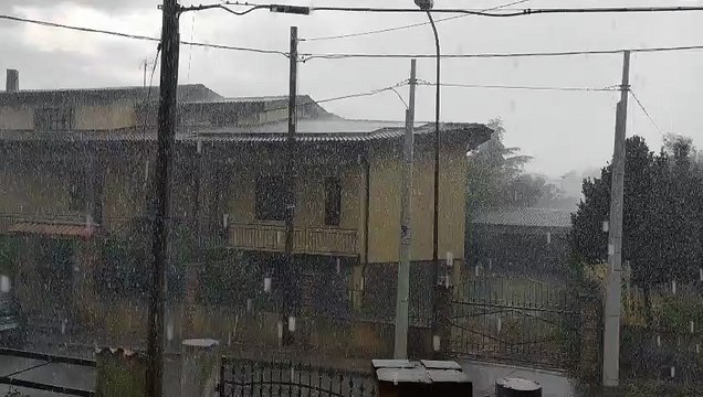 A Sadali violento temporale e vento fino a 50 chilometri orari