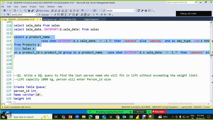 17 SQL Practice Session 29 Jun 2025