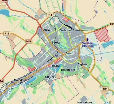 Map of Balti City. Peta Kota Balti. Balti City Map. Map of City of Balti. City of Balti map. Harta orașului Bălți. Carte de la ville de Balti. Mapa da cidade de Balti. Mapa de la ciudad de Balti. Mappa della città di Balti. Karta över Balti. バルティ市地図
