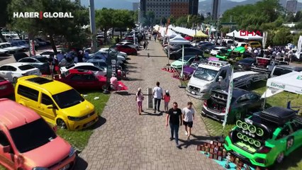 Modifiye tutkunları Bursa'da buluştu