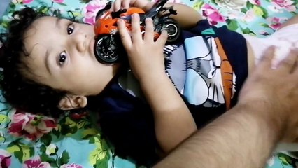 Happy and Relax Diaper Changing Scene, while Father Attacked on the Diaper😱 Part 11