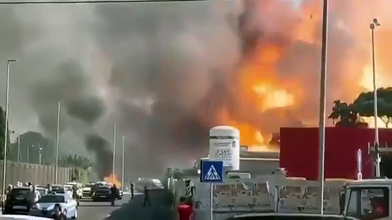 🇮🇹💥 Au moins 30 blessés lors de l’explosion d'une station-service après un incendie à Rome