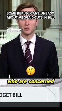 Some Republicans uneasy about Medicaid cuts in bill