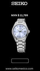 Reloj Seiko SUR581 con Diamantes 💎 | Estilo y Precisión en tu Muñeca 🇲🇽 #Shorts
